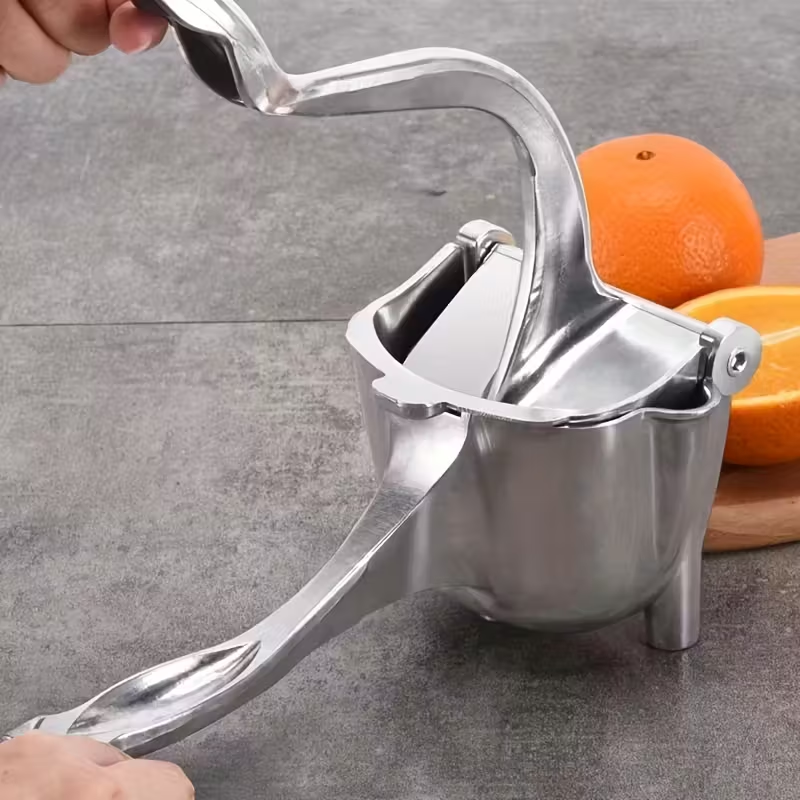 Manual Juicer with a Non-Slip Base, Lemon Juicer, Versatile Manual Juicer, Aluminum Alloy Fruit Juicer, Juicing Clamp