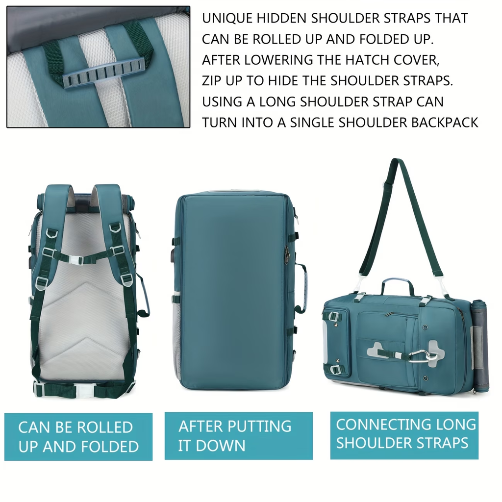 Women'S Travel Backpack, Large Capacity Carry-On Bag, Airline-Approved Backpack with Shoe Compartment, 17-Inch Laptop Backpack, Business Work Gym Weekend Bag, Can Be Used As a Single Shoulder Or Double Shoulder.