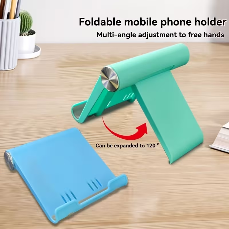 1 Portable Foldable Phone Stand • ABS Material • Suitable for Smartphones and Tablets • Non-water Resistant