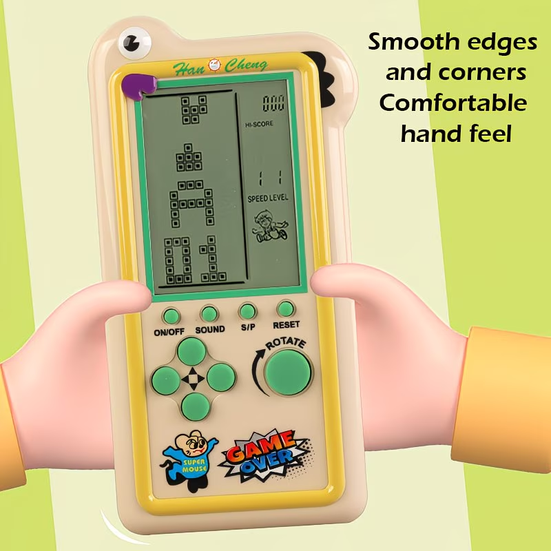 A Retro And Nostalgic Brick Game Console, Providing Players with Multiple Colors, Handheld Game Console, Suitable for Holiday Gifts (This Console Does Not Include Batteries)