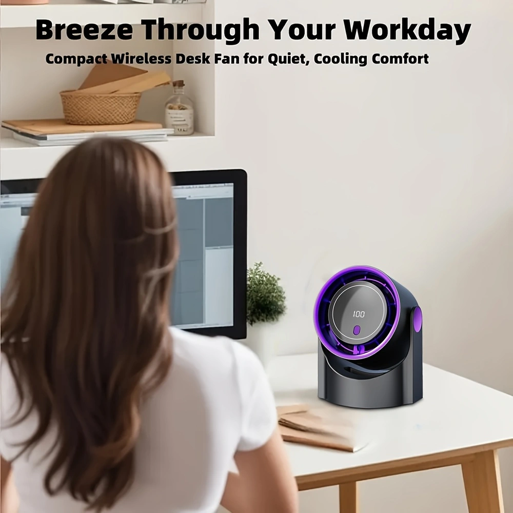 USB charging desktop fan