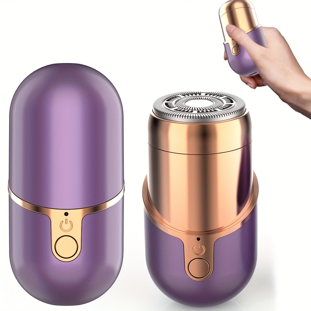 New Mini Painless Hair Remover, USB Rechargeable for Women's Eyebrows and Face, Suitable for Underarms, Lips, Body, Arms, Legs, Beard, Chin