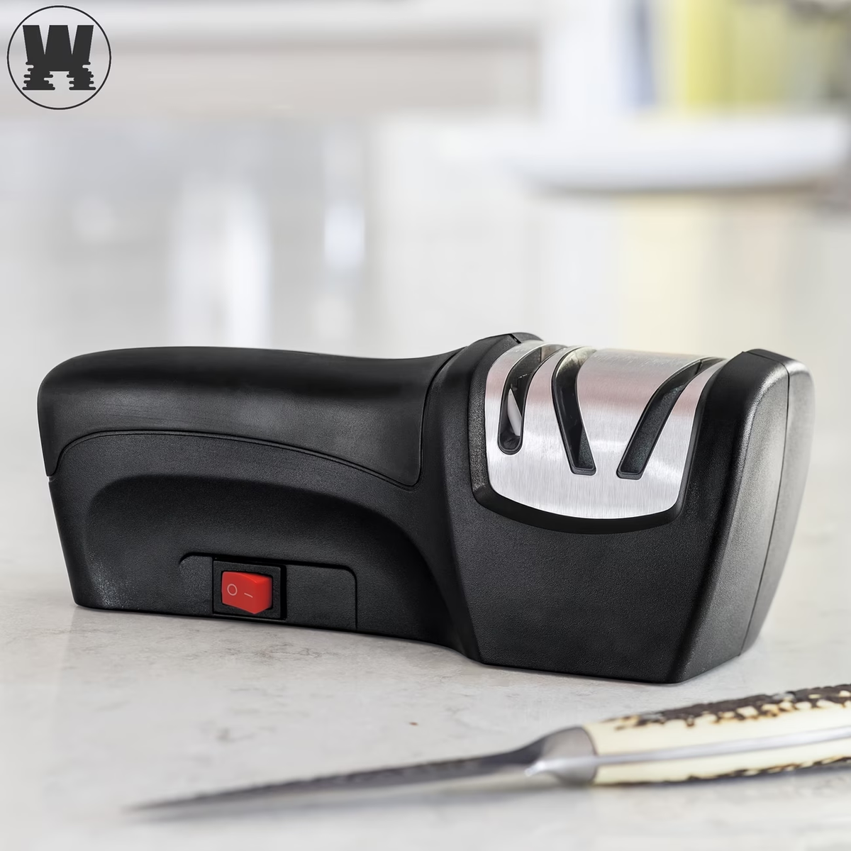 Professional Electric Knife Sharpener 20-Degree, 2-Stage Kinfe Sharpening and Polishing for Kitchen, kitchen accessories