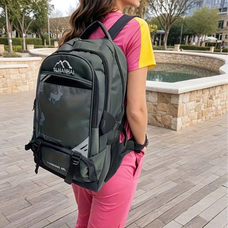 Lightweight backpack for outdoor camping and hiking, large capacity, multi-functional outdoor travel backpack.