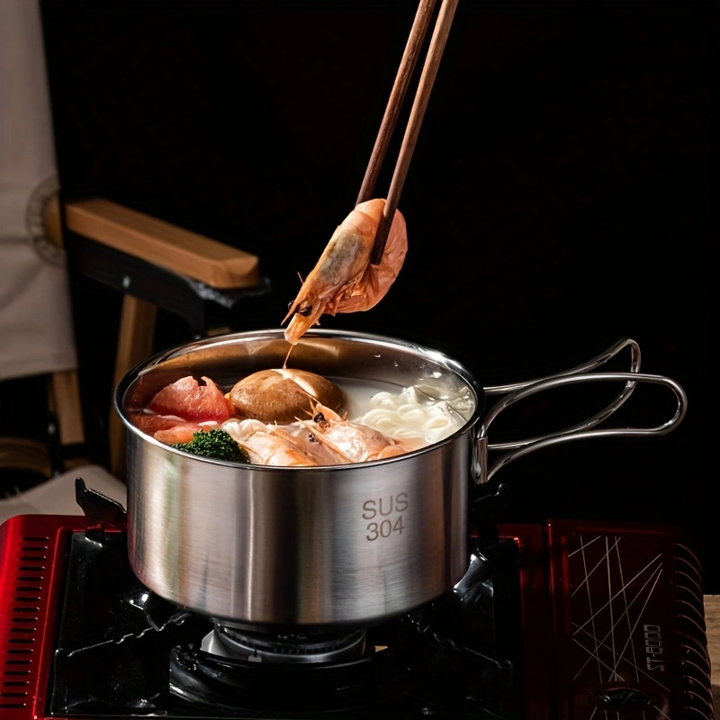 Portable Multifunctional Folding Pot – Outdoor Single Pot / Cooking Pot
