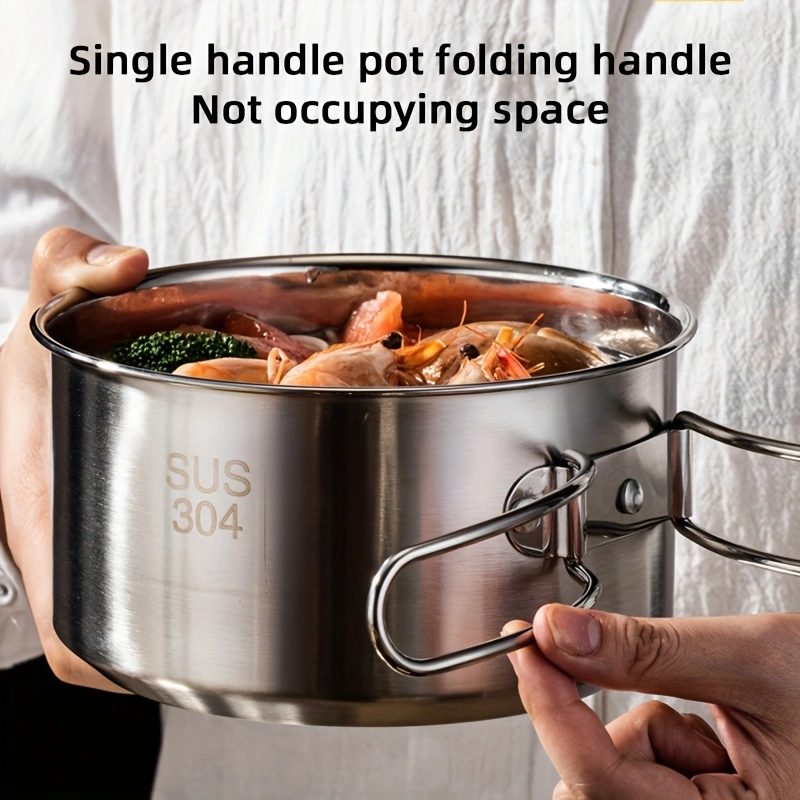 Portable Multifunctional Folding Pot – Outdoor Single Pot / Cooking Pot