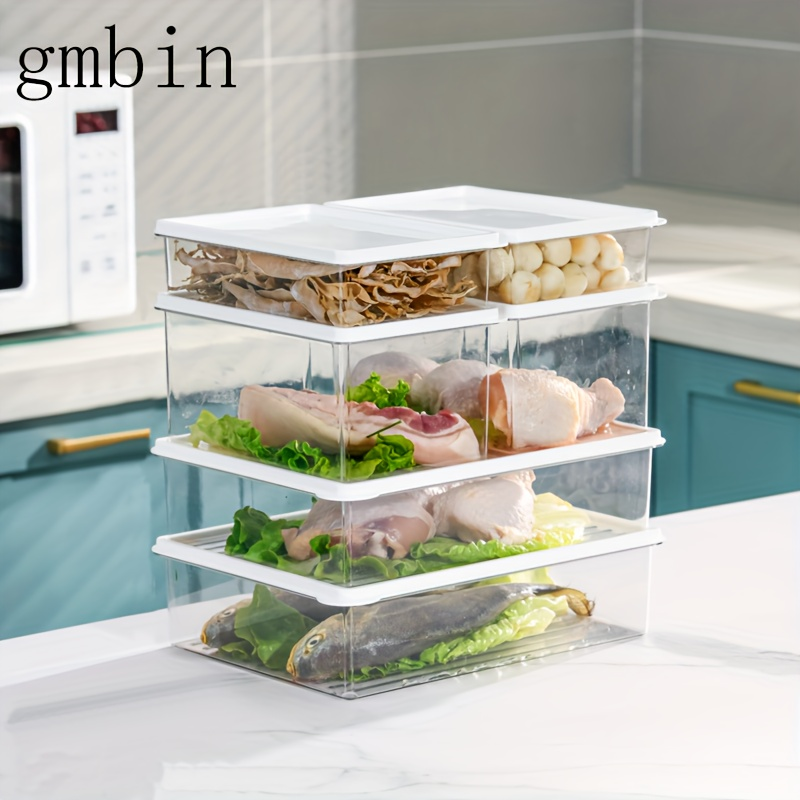 6pcs Plastic food storage containers