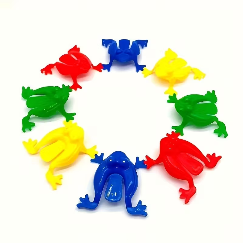 15pcs Vibrant Mini Jumping Frogs - Finger Dexterity Game, Counting & Math Skill Builder, Ideal for Birthday Party Favors & Educational Play, Other (Party Favors) for Halloween,Christmas Event & Party Supplies Halloween&Christmas for Christmas,Newyear