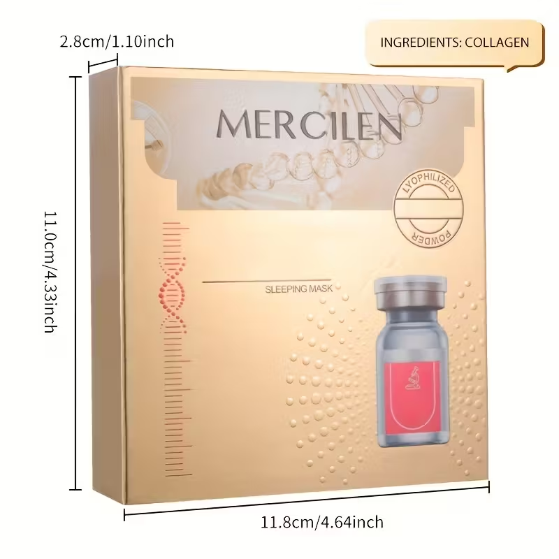 Mengxilan Type III Collagen Hydrating Moisturizing Sleeping Maskx20 Sachets