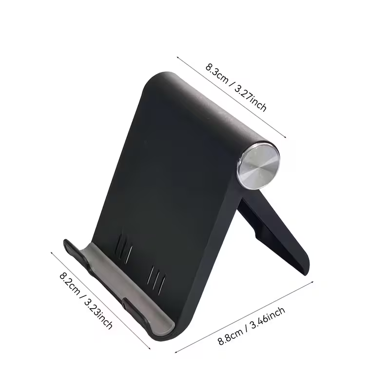 1 Portable Foldable Phone Stand • ABS Material • Suitable for Smartphones and Tablets • Non-water Resistant