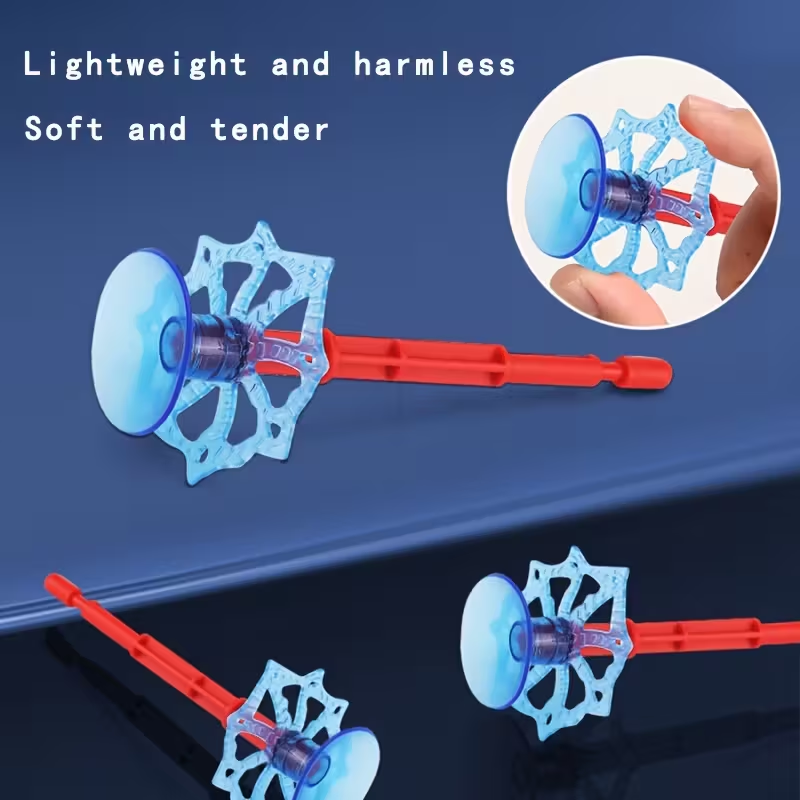 Funny Prank Toys,Spider Web Launcher Gloves - Creative Hero Toy for Youngsters, Perfect for Halloween & Christmas, Interactive Novelty Toy, Durable ABS Material, Red