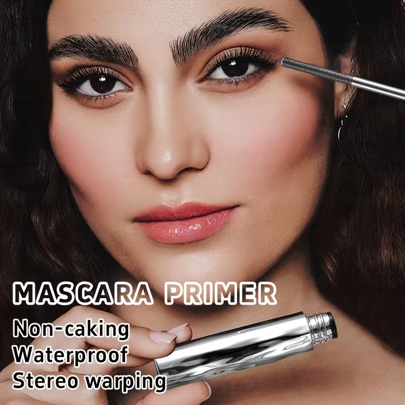 Waterproof A·M·G Mascara Volume and Length - Black Mascara That Cares for Every Lash, Making Them Defined, Long, Curled, Clump-free, Long-lasting, Waterproof, and Sweatproof. Easy to Apply, Suitable for Parties and Music Festivals. A Festive Makeup