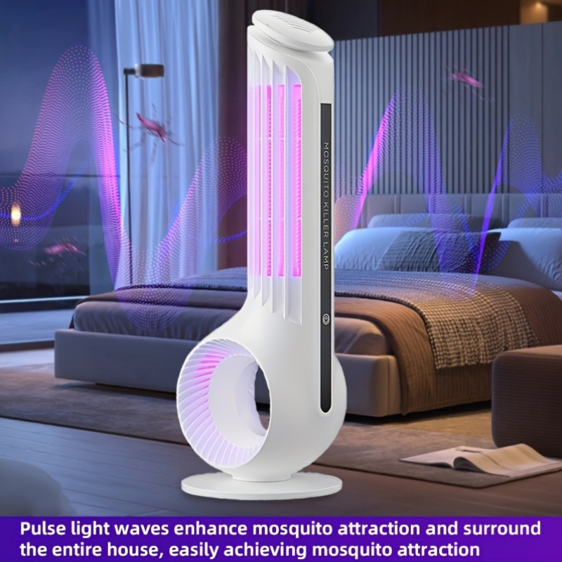 Electric suction mosquito killer lamp, household and outdoor mosquito attractant, electric mosquito swatter, mosquito repellent, undisturbed by mosquitoes.