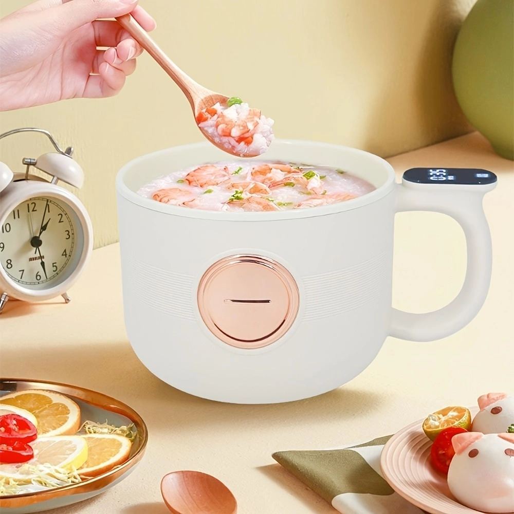 Multifunctional mini electric cooker, portable electric cooking pot, electric clay pot rice cooker for home and dormitory use