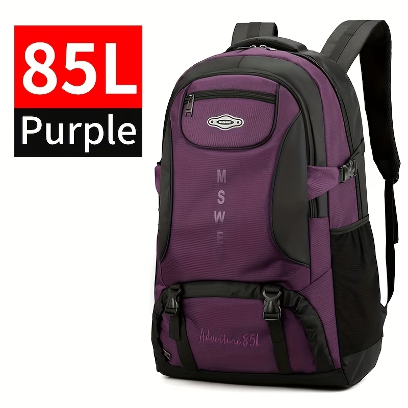 Two Models Available: 17.17gal and 22.45gal Men's Travel Backpacks, Large-capacity Carry-on Luggage Bags Compliant with Airline Regulations, Durable and Wear-resistant Oxford Fabric Backpacks