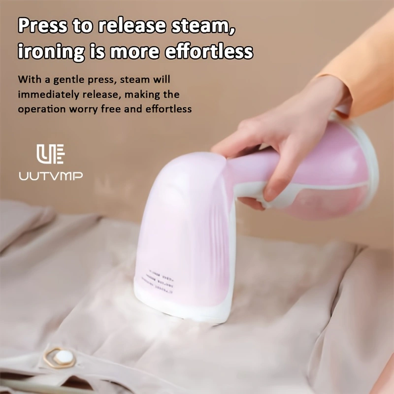 Large Capacity Handheld Garment Steamer | Powerful Steam Iron, 300ML Water Tank, 20s Fast Preheat, Quick Wrinkle Removal, Portable Mini Steamer for All Fabric Clothes