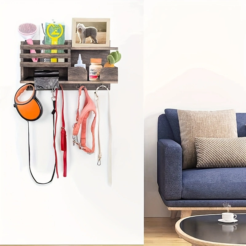 Multi-purpose solid wood multifunctional storage and organization rack
