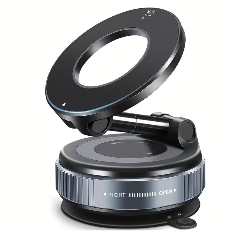 A 360° Adjustable Magnetic Phone Holder, Suitable for Use on Car Dashboards, Compatible with Iphone 16/15/14/12 Series, Portable Foldable Car Phone Stand