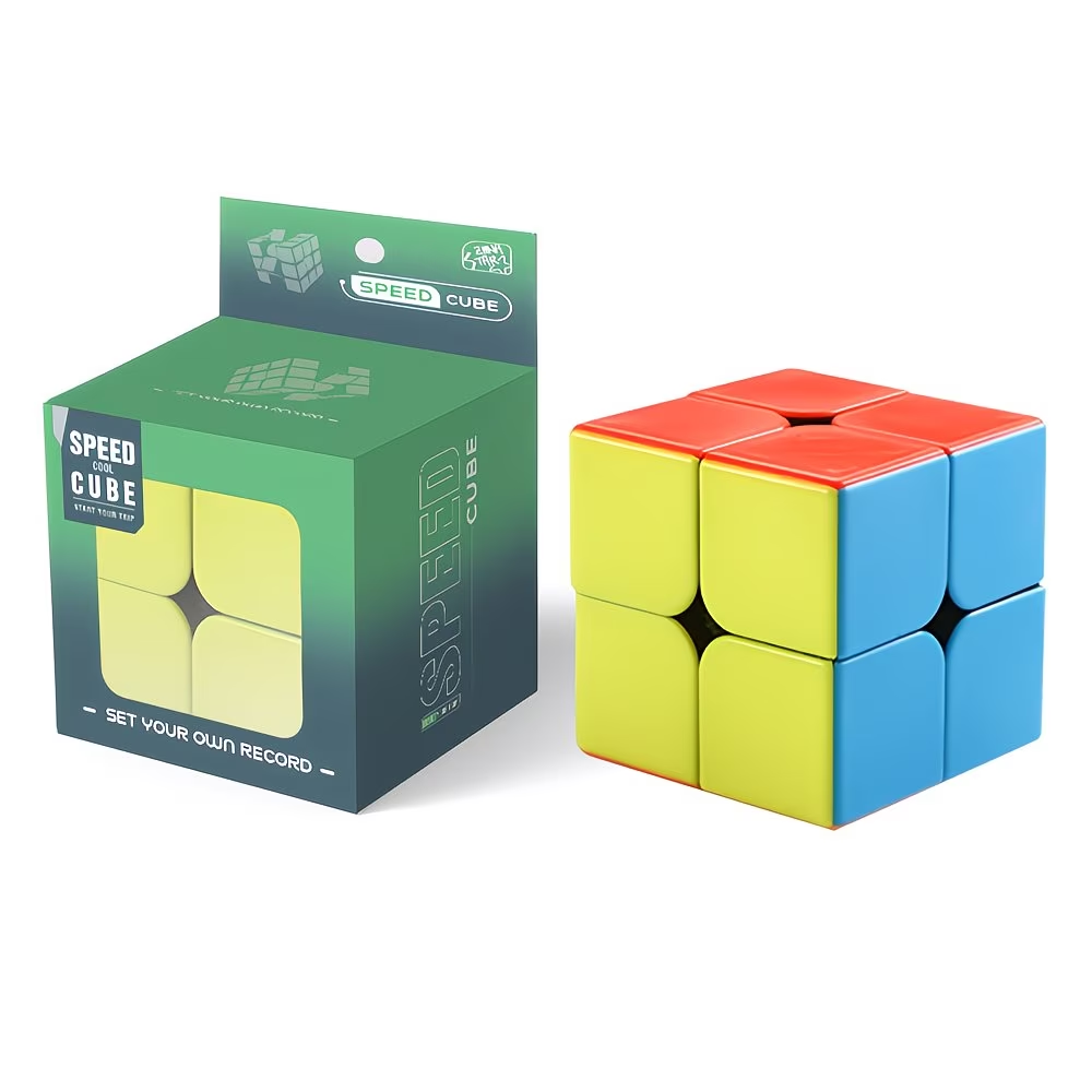 Smooth Speeding Third-Order Building Block Beginner 2X2X2 3X3X3 4X4X4 5X5X5 Solid Color Educational Toy Third-Order Second-Order Christmas Thanksgiving Gift