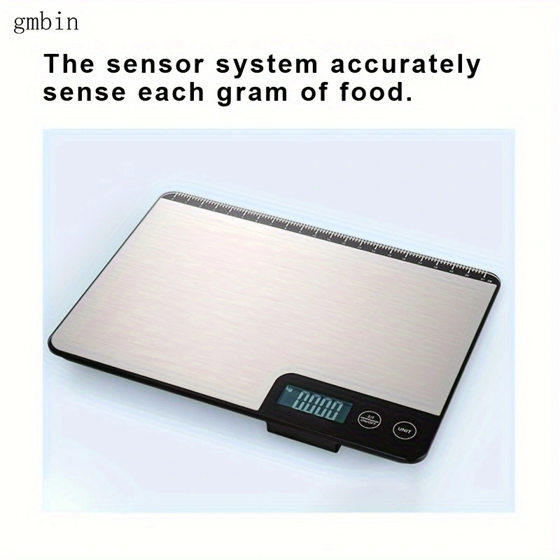 High-precision vegetable salad kitchen scale, household stainless steel food scale