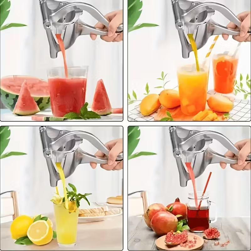 Manual Juicer with a Non-Slip Base, Lemon Juicer, Versatile Manual Juicer, Aluminum Alloy Fruit Juicer, Juicing Clamp