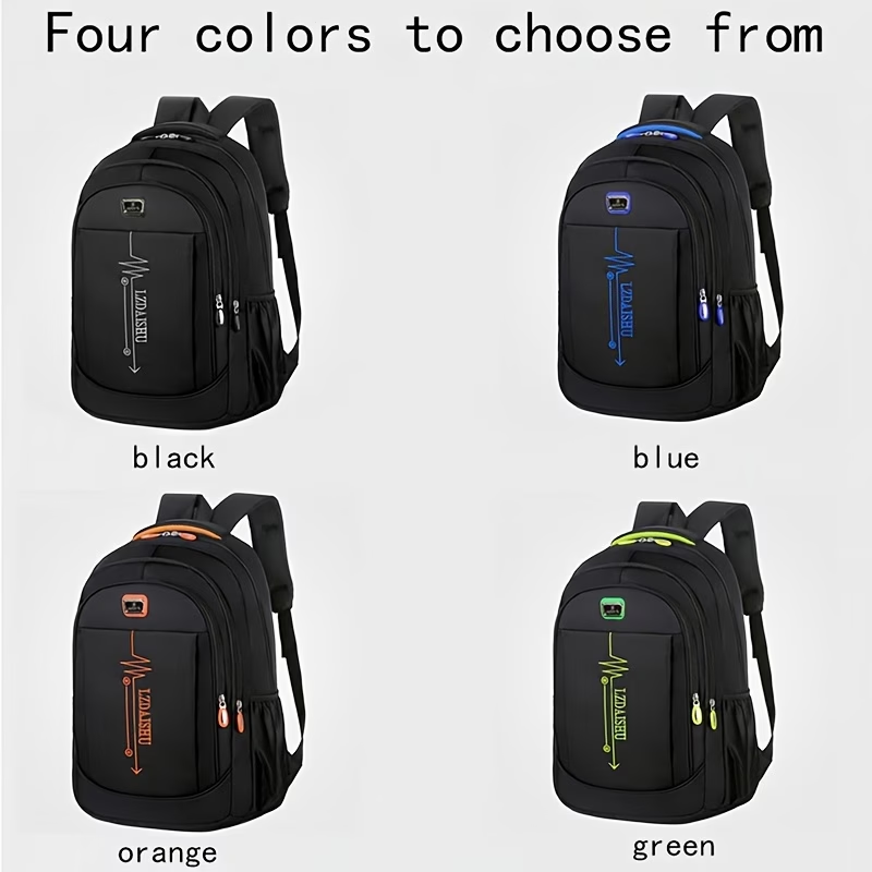 Spring New Style Men'S Casual Business Travel Backpack, Large Capacity School Bag for Women, Laptop Bag for Men [Zipper Pull Direction