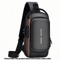 A Multi-functional Combination Lock Chest Bag, Outdoor Casual Crossbody Bag, Unisex Simple Single-shoulder Bag