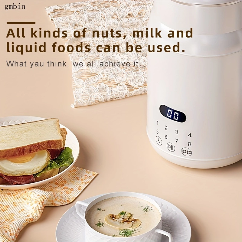 Nut Milk Maker Machine, Multi-Functional Automatic Blender with One-Touch Operation, Perfect for Homemade Almond, Oat, Plant-Based, Soy, And Coconut Milk, High Capacity Countertop Blender