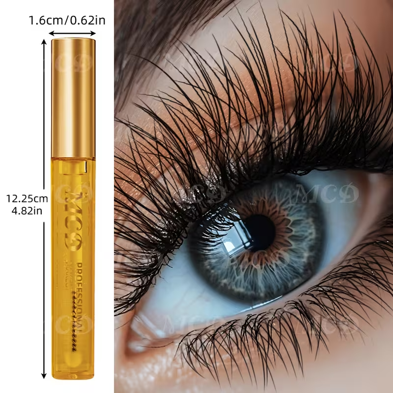 Eyelash Serum with Natural Components • Long And Curled Lashes • Gel Mascara Cream for Eye Makeup