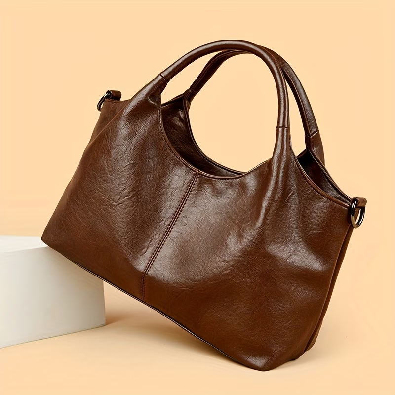 Handbag Handbag High-Quality PU Wo 's Hand Carry Simple Casual Handbag Banquet Shopping Travel Handbag