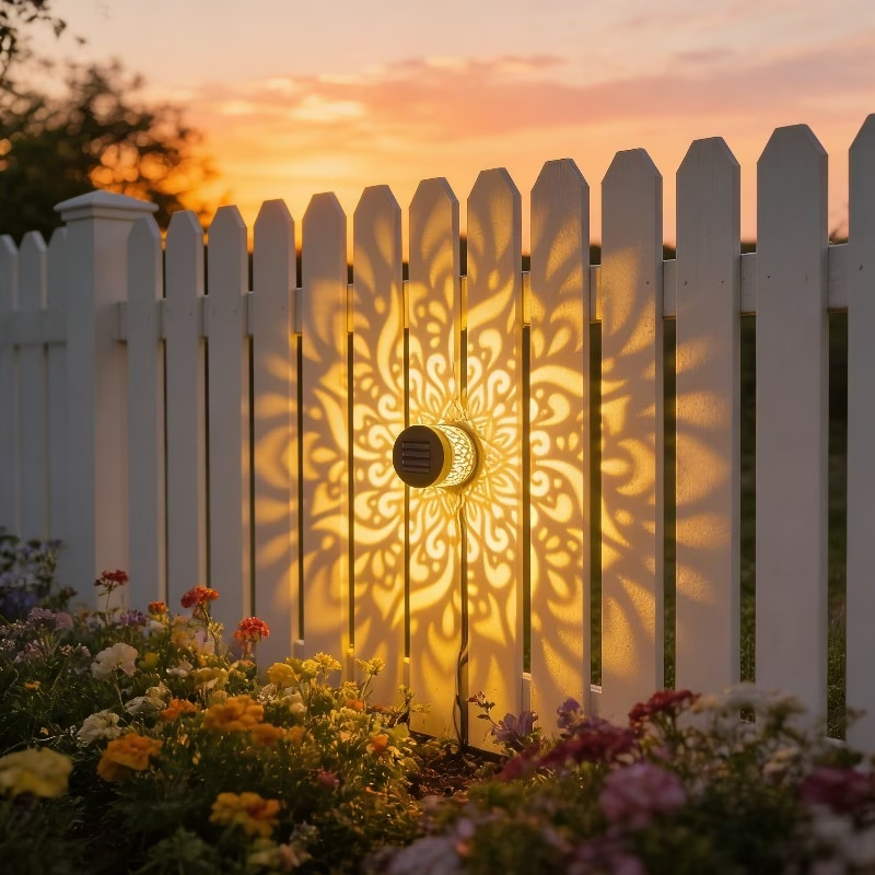 Mandala Pattern Solar Wall Light | Suitable for Gardens, Terraces, Stairs, Courtyards, Backyards, And Front Doors LED Lighting Fixture - Perfect Choice for Christmas, Halloween Parties, Garden Decoration, And Christmas Gifts