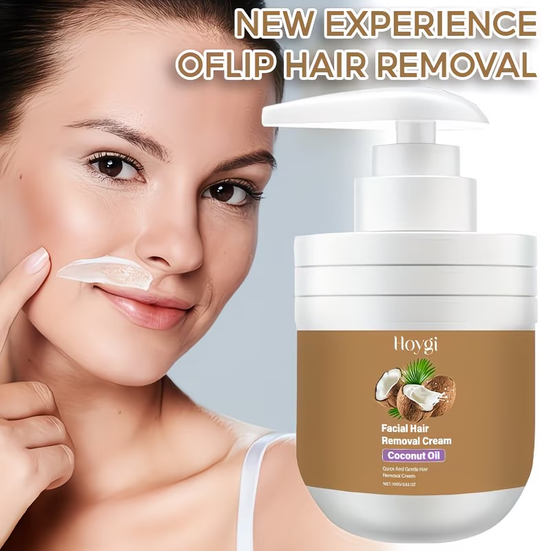 100G Summer Coconut Facial Gentle Hair Removal Cream, Facial Hair Removal Men'S And Women'S Lip Hair And Mustache Gentle And Non-Irritating