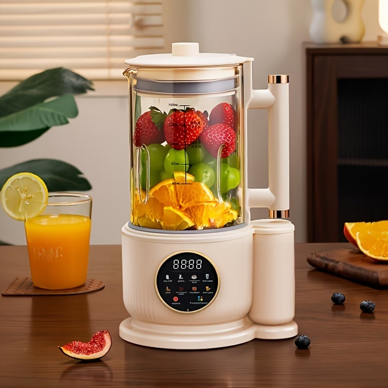 Wall Breaking Machine, Household Heating, Fully Automatic, Multifunctional Integrated, Unfiltered Material Sorting Machine, Light Sound Juicer, Auxiliary Food Mixer, Automatic Cleaning