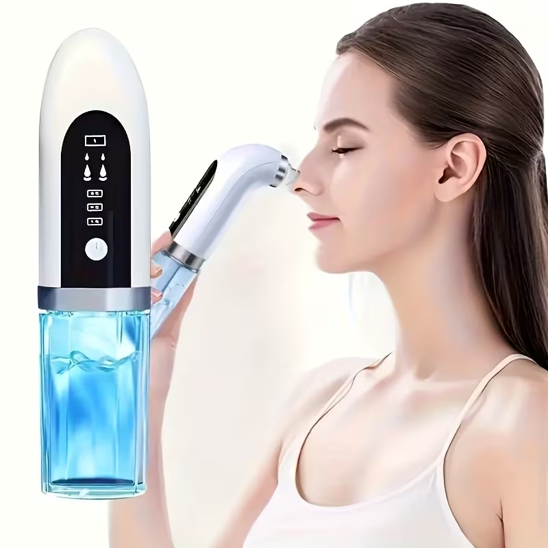 Rechargeable Electric Blackhead Remover: Features USB Charging & Deep Pore Cleansing, Powered by a 300mAh Battery. An Ideal Skincare Tool for Women and a Perfect Holiday Gift.