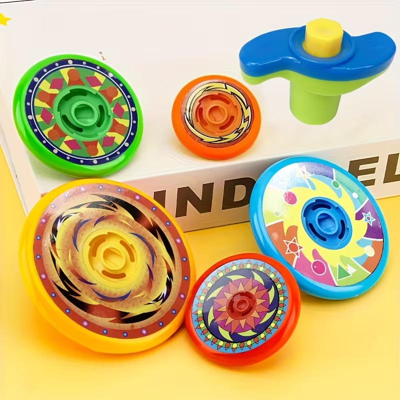 5Pcs Colorful Spinning Multi-layer Spinning Toy to Play And Battle, Stackable Spinning Toys Suitable for Multi Person Interaction of Novel Tops, Party Event Small Gifts,Halloween,Christmas Gifts