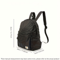 Foldable backpack for camping and hiking, lightweight foldable casual bag, travel backpack, easy-to-pack backpack, commuter/school backpack