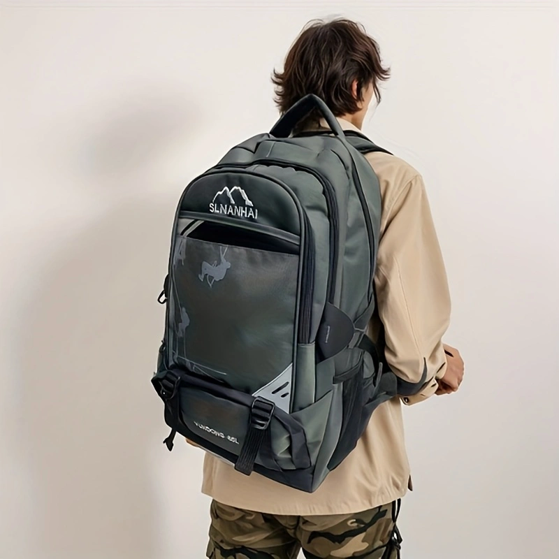 Lightweight backpack for outdoor camping and hiking, large capacity, multi-functional outdoor travel backpack.