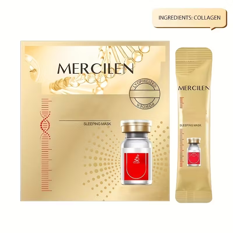 Mengxilan Type III Collagen Hydrating Moisturizing Sleeping Maskx20 Sachets