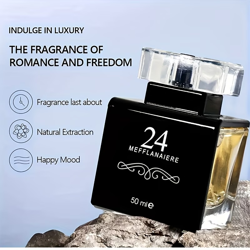 Men's Cologne Perfume Suitable for Everyday & Dating Use - Luxury Long-Lasting Perfume Spray with Cologne Concentration (1.7oz + 5ml), Wood Scent Fragrance, -Based Formula for Romantic Gifts & Sensual Appeal, Formaldehyde-Free