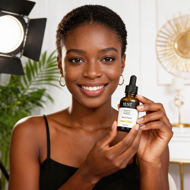 YUNT Vitamin C Facial Serum - Enriched with Retinol & Hyaluronic Acid for Deeply Hydrate & Lock in Moisture - High-end Skin Care, Suitable for All Skin Types