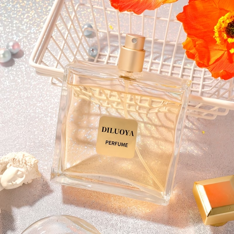 3.4oz 100ml Diluya Eau De Parfum - Fresh and Natural Romantic Floral & Fruity Scent for Women, Ideal for Parties, Travel, and Charm Enhancement, Perfect Gift