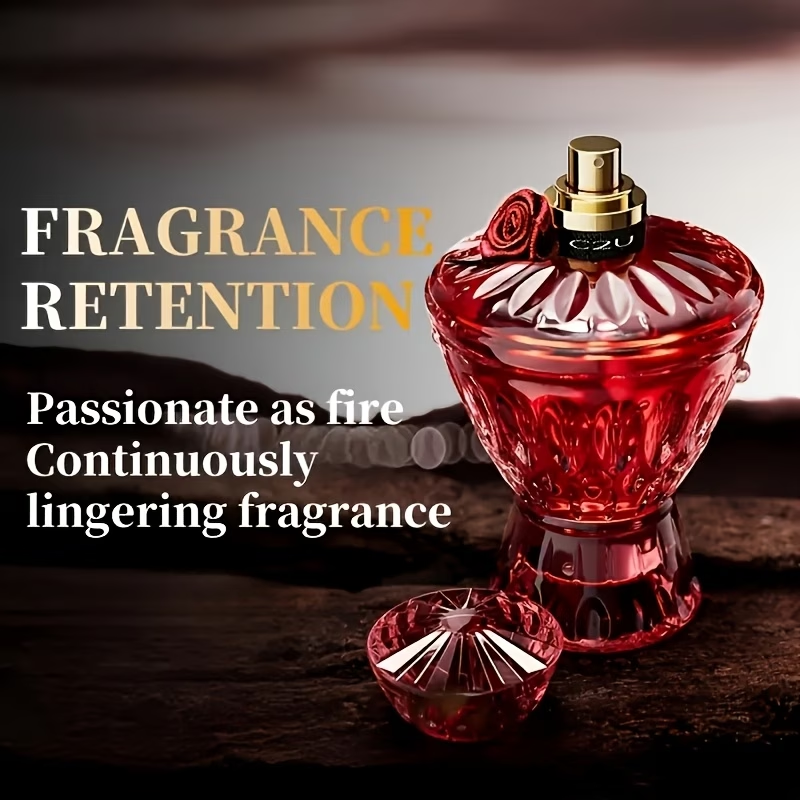 2.54oz Women'S Red Crystal Valentine Perfume For College Students Valentine'S Day Nightclub Party Dating Party Ladies Perfume