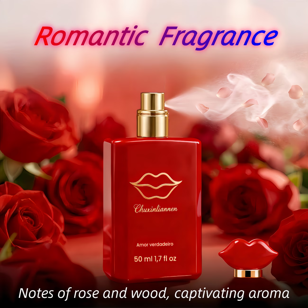 Red Door Women'S Pheromone Perfume 1.7Oz - Enduring Natural Aroma, Compact Size Fragrance for Women, Floral Scented Perfume for Valentine'S Day, Birthday Gift for Her, Attraction Enhancing Perfume