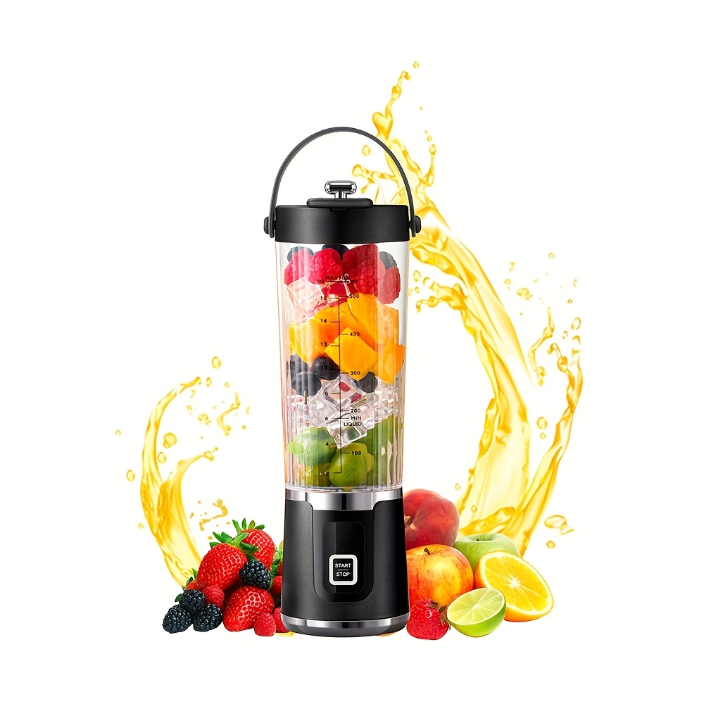 Multifunctional baby food processor, fruit and vegetable juicer, household ice crusher, USB rechargeable portable juicer