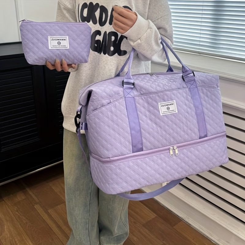 New Travel Bag with Large Capacity, Lightweight Gym Bag, Hospital Stay And Maternity Bag, Storage Bag with Multiple Pockets, Tote Bag with a Separate Shoe Compartment, Short Trip Luggage Bag