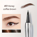 Dual-ended Precision Eyebrow Pencil, Two Functions in One, Quick Shaping, Fine and Natural, Waterproof and Sweat-resistant, Even Ink Flow, Suitable for Beginners, Precise and Smooth, Easy to Carry, Birthday Gift, Halloween, Music Festival