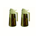 2-piece openable push-button oil spray bottle, 470ml glass spray and invert dual-use oil bottle, household olive oil spray bottle, automatic back-suction nozzle, double seal to prevent leakage when inverted.