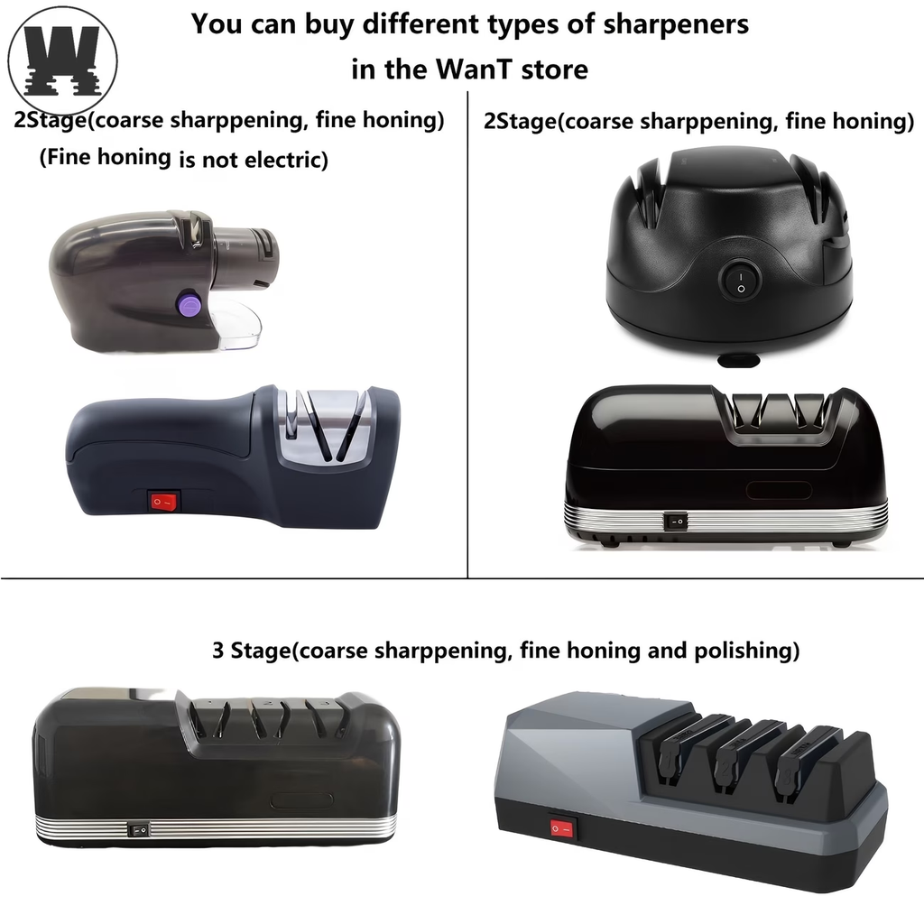 Professional Electric Knife Sharpener 20-Degree, 2-Stage Kinfe Sharpening and Polishing for Kitchen, kitchen accessories