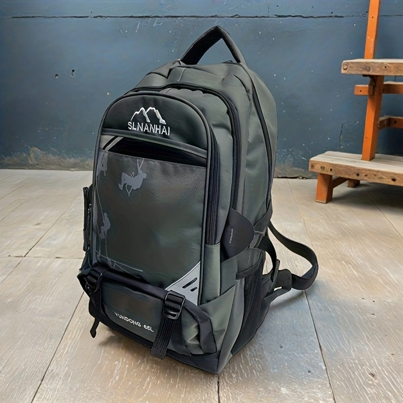Lightweight backpack for outdoor camping and hiking, large capacity, multi-functional outdoor travel backpack.