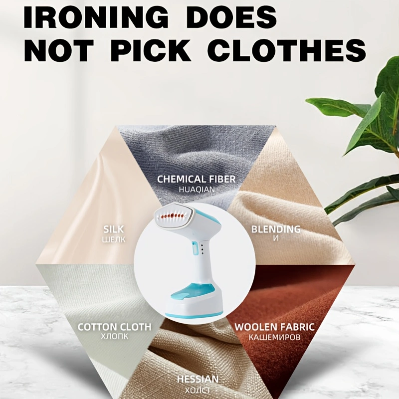 Handheld garment steamer, a must-have for home and travel, a portable iron.